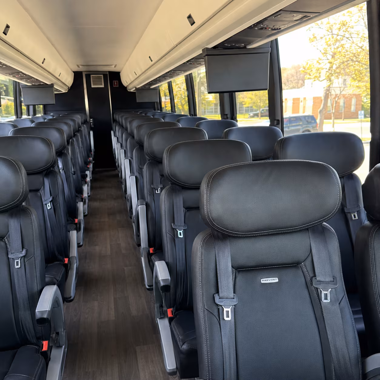 anchorage charter bus interior gallery