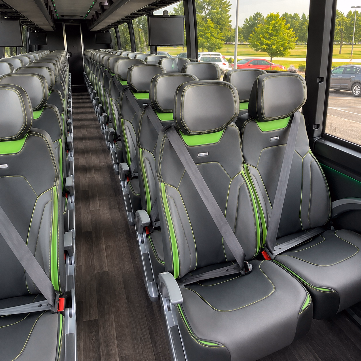 anchorage charter bus interior