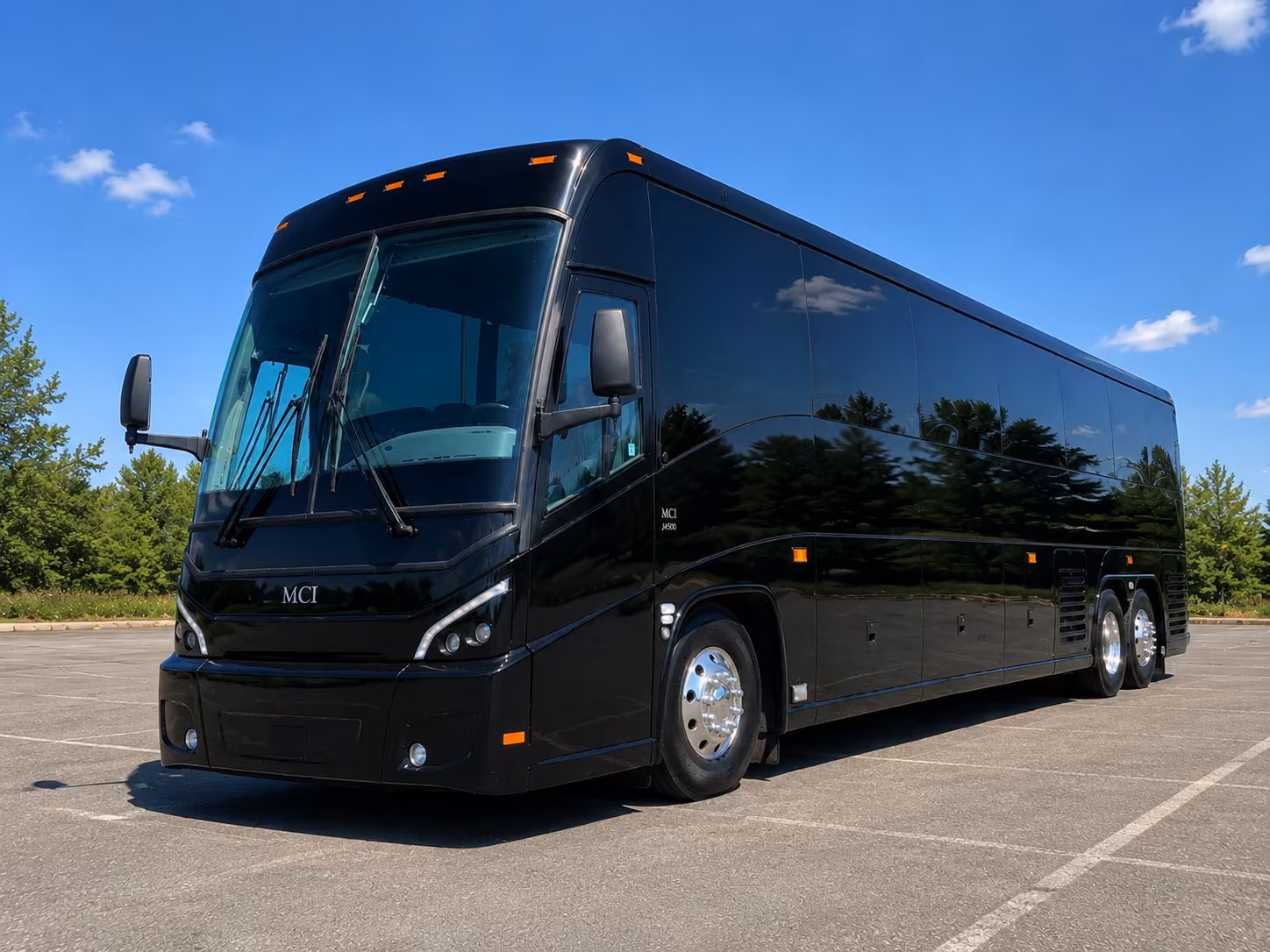 anchorage charter bus services exterior